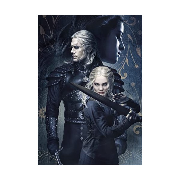 Clementoni- The Witcher Witcher-1000 Pièces-Puzzle, Divertissement pour Adultes-Fabriqué en Italie, 39702