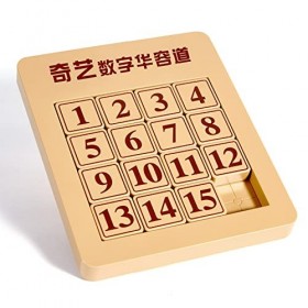 ROXENDA Klotski Puzzle, Puzzle Coulissant Magnétique Puzzle Klotski 4x4 Puzzle de Mathématiques Jouet Éducatif - dIntelligen