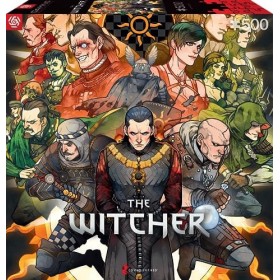 Good Loot Gaming: The Witcher Nilfgaard Puzzles 500 – Puzzle de sorceleur – Puzzles Adultes – Puzzles Classiques – Jeu de Mar