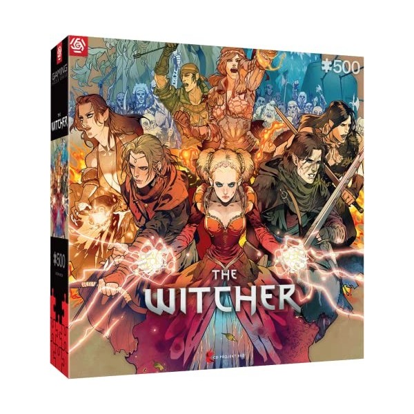 Good Loot Gaming: The Witcher Nilfgaard Puzzles 500 – Puzzle de sorceleur – Puzzles Adultes – Puzzles Classiques – Jeu de Mar