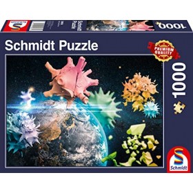 Schmidt Spiele- Planète Terre 2020, Puzzle de 1000 pièces, 58963, Coloré
