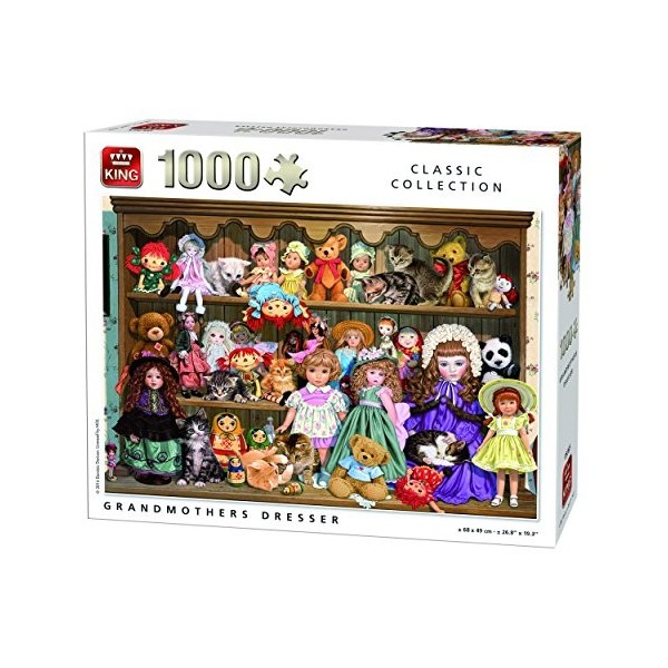 KING- Puzzle 1000 pcs, 5365, Multicolore