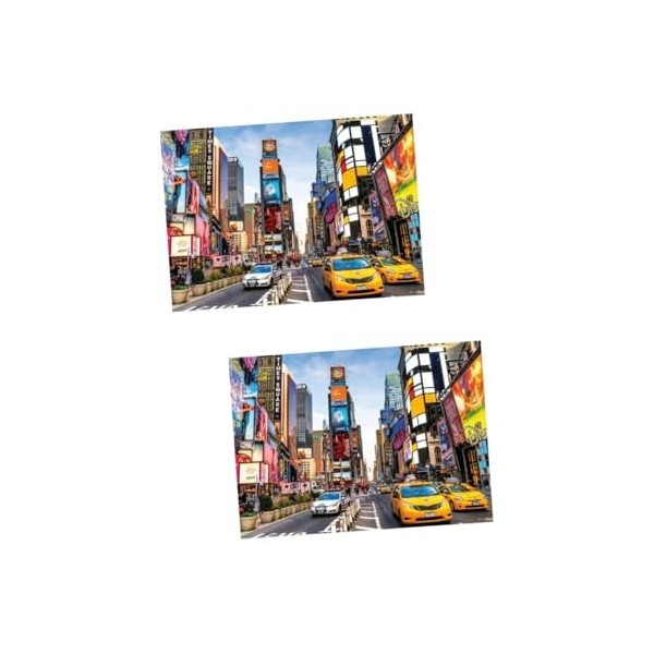 Vaguelly 1000 Pièces 1 Ensemble énigmes Difficiles pour Adultes Mini-Puzzles pour Enfants Jouets Point de Puzzle Casse-tête e