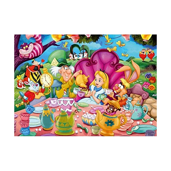 Ravensburger - Puzzle Adulte - Puzzle 1000 p - Alice au pays des merveilles Collection Disney 16737