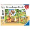 Ravensburger - Puzzle Enfant - Puzzles 3x49 p - Journée sportive / Disney Winnie lOurson - Dès 5 ans - 05187