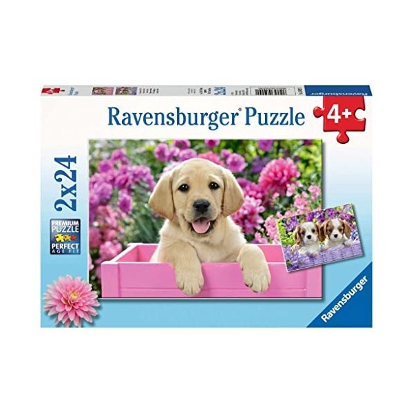 Ravensburger - Puzzle Enfant - Puzzles 2x24 p - Amis tout doux - Dès 4 ans - 05029