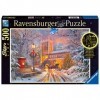 Ravensburger - Puzzle Adultes 500 pièces phosphorescent - Star Line - Un Noël étincelant - Adultes, enfants dès 10 ans - Puzz