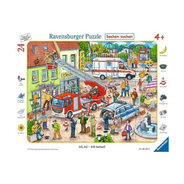 Ravensburger - 65813 - Puzzle Sauvetage en Cours 24 Pièces