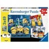 Ravensburger - Puzzle Enfant - Puzzles 3x49 p - Drôles de Minions - Minions 2 - Dès 5 ans - 05082