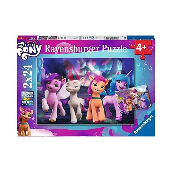 Ravensburger - Puzzle Enfant - Puzzles 2x24 p - Amitié entre poneys - My Little Pony - Dès 4 ans - 05235