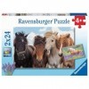 Ravensburger - Puzzle Enfant - Puzzles 2x24 p - Lamour des chevaux - Dès 4 ans - 05148