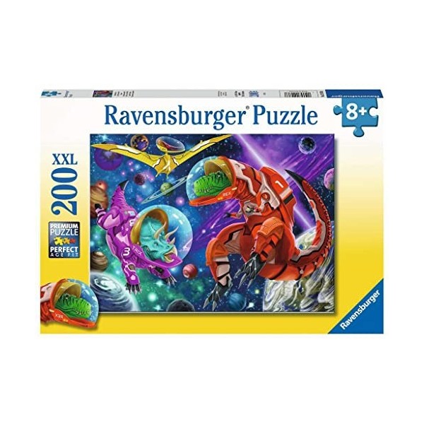 Ravensburger Puzzle Dinosaures de lespace 200 pièces Extra Larges pour Enfants à partir de 8 Ans, 12976