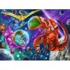 Ravensburger Puzzle Dinosaures de lespace 200 pièces Extra Larges pour Enfants à partir de 8 Ans, 12976