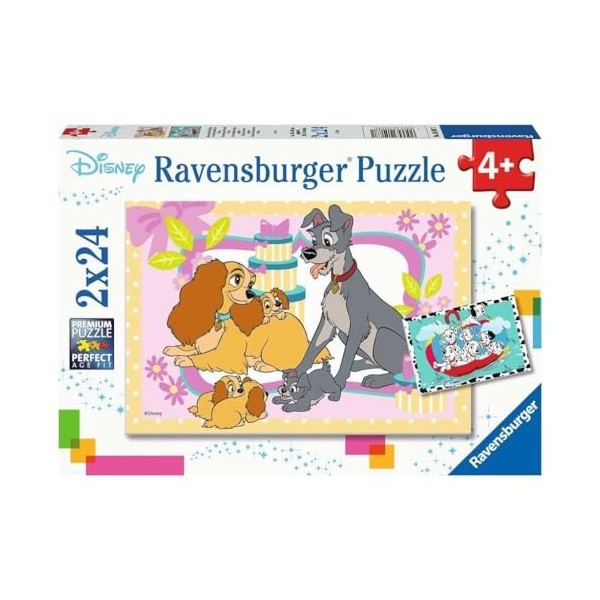 Ravensburger - Puzzle Enfant - Puzzles 2x24 p - Les chiots Disney - Dès 4 ans - 05087