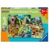 Ravensburger - Puzzle Enfant - Puzzles 3x49 p - Les aventures de Scooby-Doo - Dès 5 ans - 05242