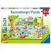 Ravensburger - Puzzle Enfant - Puzzles 2x24 p - Loisirs au lac - Dès 4 ans - 05057