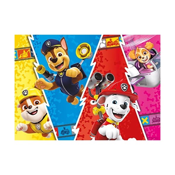Nathan - Puzzle enfants - 60 pièces - La PatPatrouille colorée - Fille ou garçon dès 6 ans - Puzzle de qualité supérieure - 