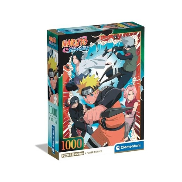 Clementoni Puzzle 1000 pièces : Naruto Shippuden