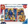Ravensburger - Puzzle Enfant - Puzzles 3x49 p - Notre héros Sam le pompier - Dès 5 ans - 05077