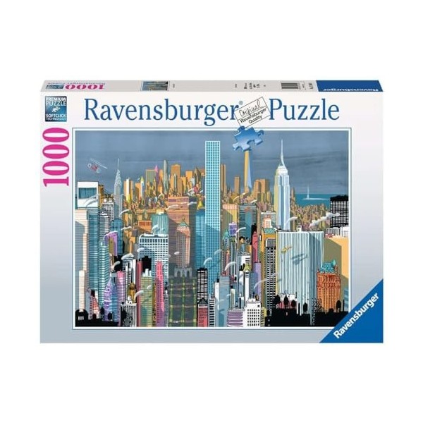 Ravensburger Puzzle17594 I am New York Puzzle 1000 pièces pour Adultes à partir de 14 Ans, 17594
