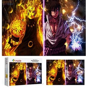 Puzzle 1000 Pièces pour Adultes, Puzzle Anime Naruto Shippûden, Petit Mini Puzzle Adolescent Enfant Puzzle Le Cadeau Éducatif