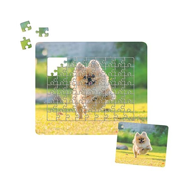 Qchomee Puzzles Personnalisés avec Vos Images Puzzle Photo Personnalisé DIY Jigsaw Puzzle 72/80/120 Pièces Jouet de Puzzle en