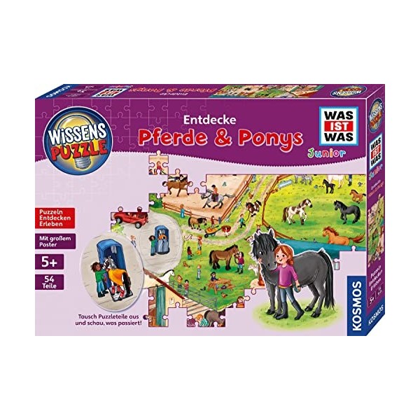 Wissenspuzzle Was IST Was Junior - Entdecke den Ponyhof: Spiel