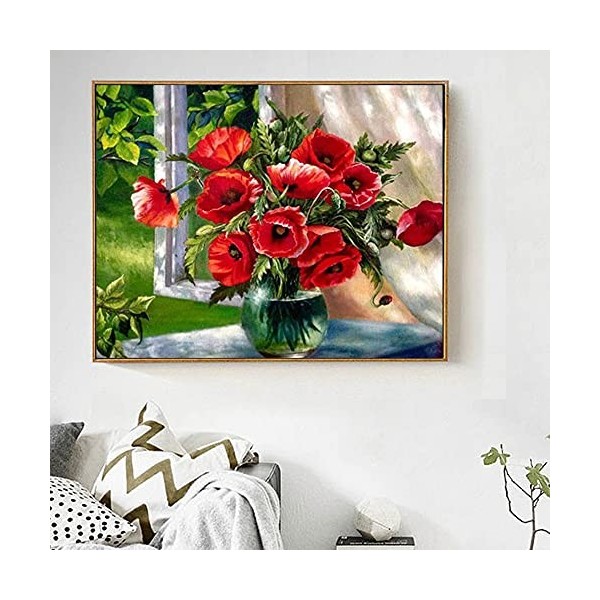 Adulte 1000 pièces puzzle plante coquelicot fleur photo décoration de la maison puzzle en bois éducatif éducation précoce jou