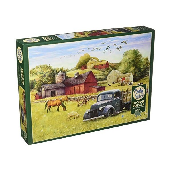 Cobblehill 80002 1000 PC Summer Afternoon on the Farm puzzle, différents - Version Anglaise