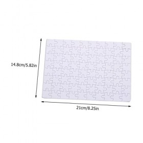 10 Feuilles Puzzle De Transfert De Chaleur Puzzle De Sublimation Vierge Fournitures De Transfert Thermique Bricolage Peinture