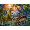 Ravensburger - Puzzle Enfant - Puzzle 100 pièces XXL - Loasis des dinosaures - Garçon ou fille dès 6 ans - Puzzle de qualité