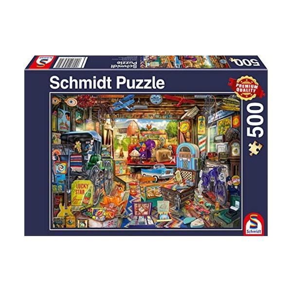 Schmidt Spiele Garage Car Boot Sale 500 Pieces Jigsaw Puzzle