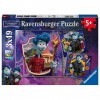 Ravensburger- Puzzles 3x49 pièces-Ian et Barley/en Avant Disney Onward Enfant, 4005556050918