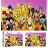 Puzzle 1000 Pièces pour Adultes, Puzzle Anime Dragon Ball Z, Petit Mini Puzzle des Énigmes Robustes Et Épaisses Difficiles, C