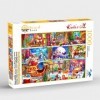 Brain Tree - Santas Gift 1000 Piece Puzzle for Adults: With Droplet Technology for Anti Glare & Soft Touch