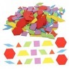 1 Jeu Puzzle pour Enfants Casse-tête géométrique Blocs magnétiques Blocs et Planches à Motifs scie sauteuse Les Jouets denfa
