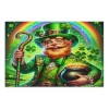 Puzzle de nain de la Saint-Patrick de 500 pièces, puzzle amusant pour soirées de jeu, taille finie 52 x 37 cm