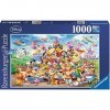 Ravensburger - Puzzle Adulte - Puzzle 1000 p - Carnaval Disney - 19383