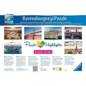 Ravensburger - Paris - Puzzle 1000 pièces Highlights - Puzzle Adultes - Premium Puzzle - dès 14 ans - 14087