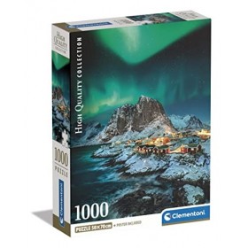 Clementoni Collection Lofoten Islands-1000 Pièces-Puzzle, Divertissement pour Adultes-Fabriqué en Italie, 39775