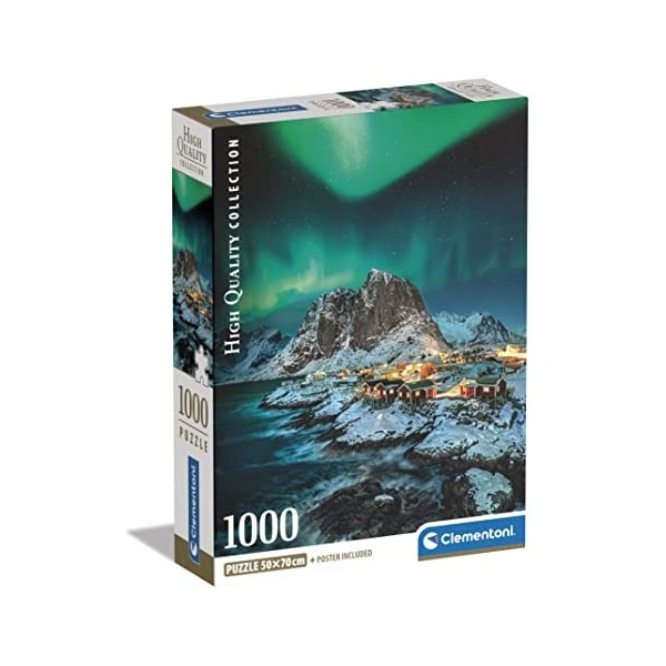 Clementoni Collection Lofoten Islands-1000 Pièces-Puzzle, Divertissement pour Adultes-Fabriqué en Italie, 39775