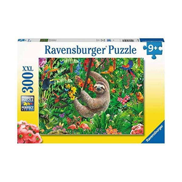 Ravensburger- Animals Puzzle Paresseux douillet-300 pièces pour Enfants à partir de 9 Ans, 13298, Multicolore