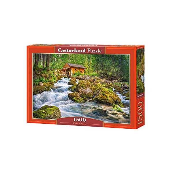 Castorland-1500 pc-Watermill Puzzle, CSC151783, Multicolore