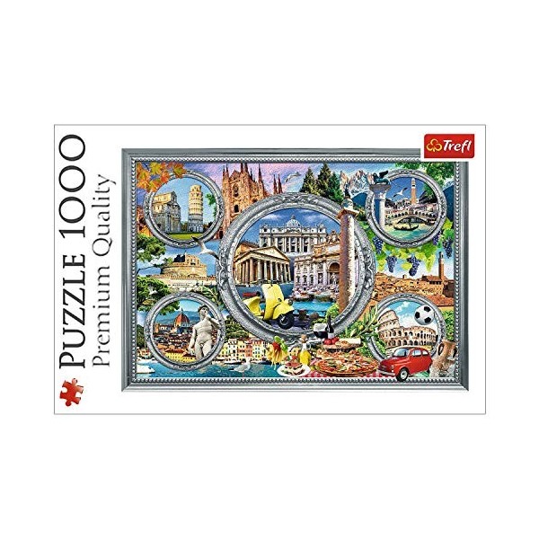 TREFL- Urlaub in Italien 1000 Teile, Premium Quality, für Erwachsene und Kinder AB 12 Jahren Puzzle, 10585, Multicolore