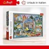 TREFL- Urlaub in Italien 1000 Teile, Premium Quality, für Erwachsene und Kinder AB 12 Jahren Puzzle, 10585, Multicolore