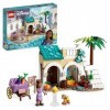 LEGO 43223 Disney Wish Asha dans la Ville de Rosas, Set sur Le Film Wish avec Poupée Asha, Jouet de Chèvre Valentino et Figur