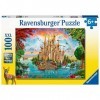 RAVENSBURGER PUZZLE- Elefant,Tiger Ravensburger 40055555660 Jeu de Puzzle 100 pièce s , 13285