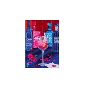 Piece&Love - Puzzle 20 pièces à l’effigie d’Un Signe Astro. Scorpion - Carton recyclé - Fabriqué en France - 18,5 x 13 cm