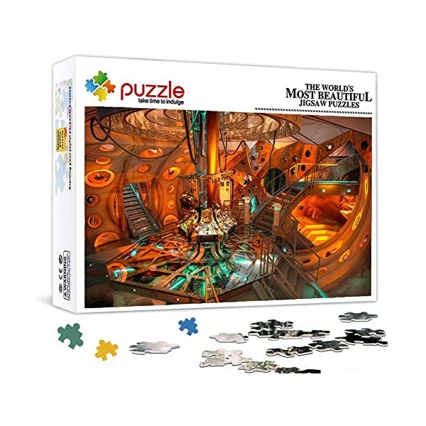 Puzzle 1000 Pièces pour Adultes, Puzzle Doctor Who, Petit Mini Puzzle Adolescent Puzzle des Énigmes Robustes Et Épaisses Diff