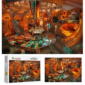 Puzzle 1000 Pièces pour Adultes, Puzzle Doctor Who, Petit Mini Puzzle Adolescent Puzzle des Énigmes Robustes Et Épaisses Diff